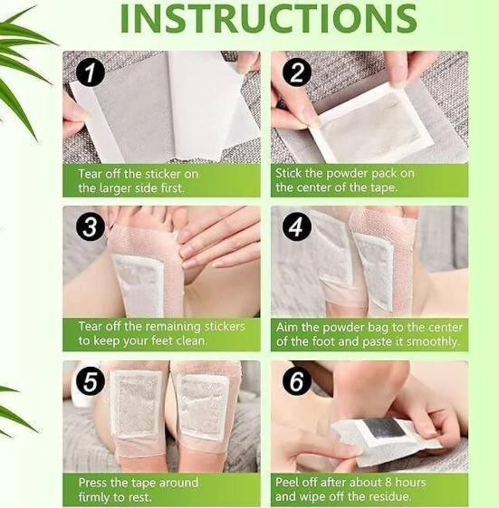 Premium Detox Foot Patch( Pack of 10)