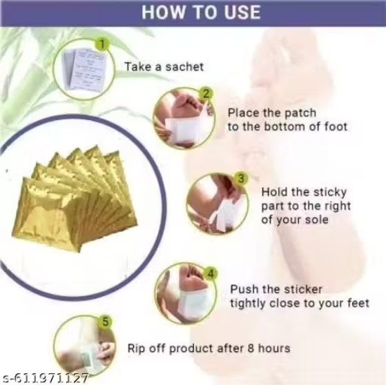 Premium Detox Foot Patch( Pack of 10)